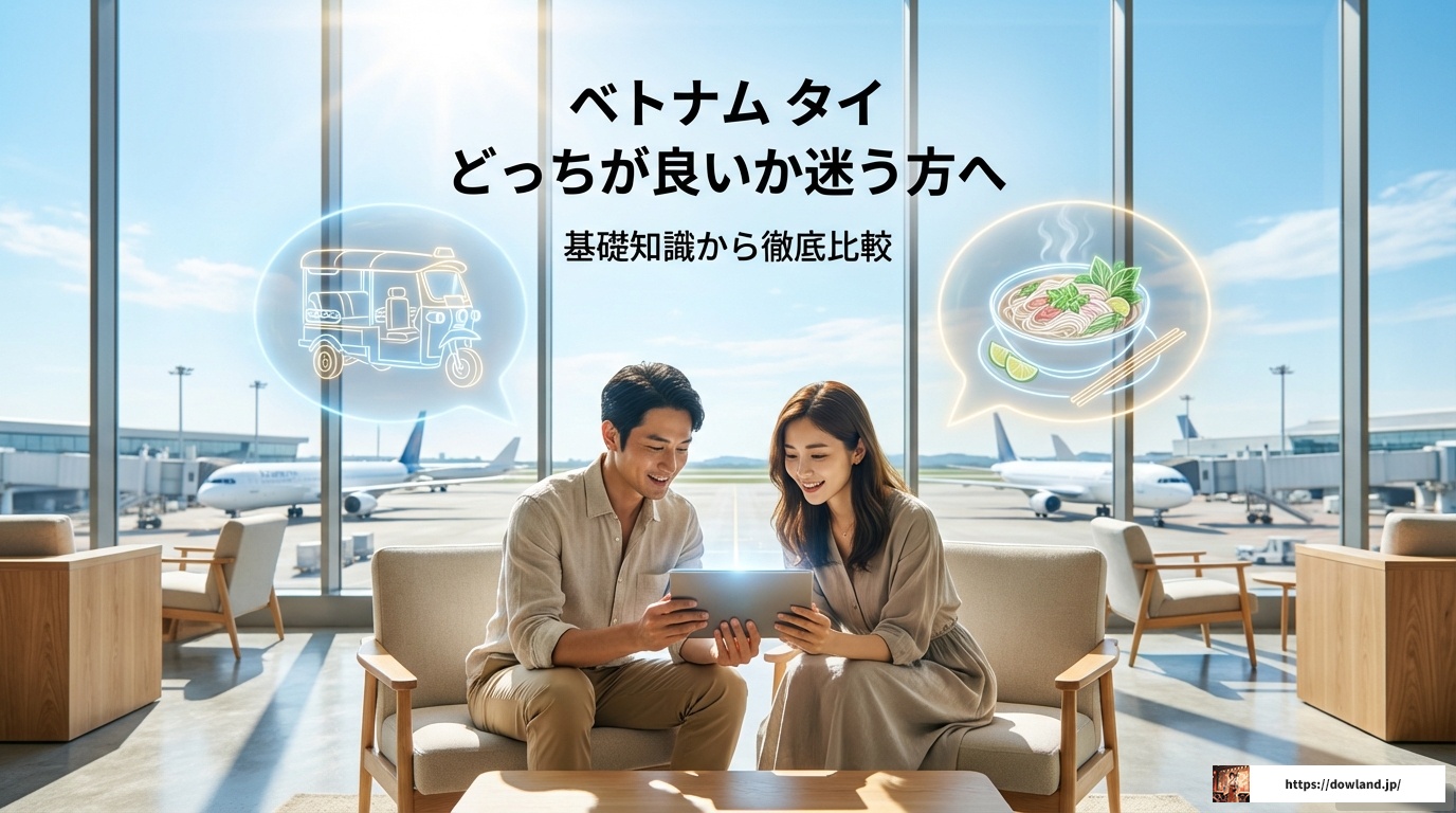 ベトナム タイ どっちが良い?2025年最新の旅行と移住比較