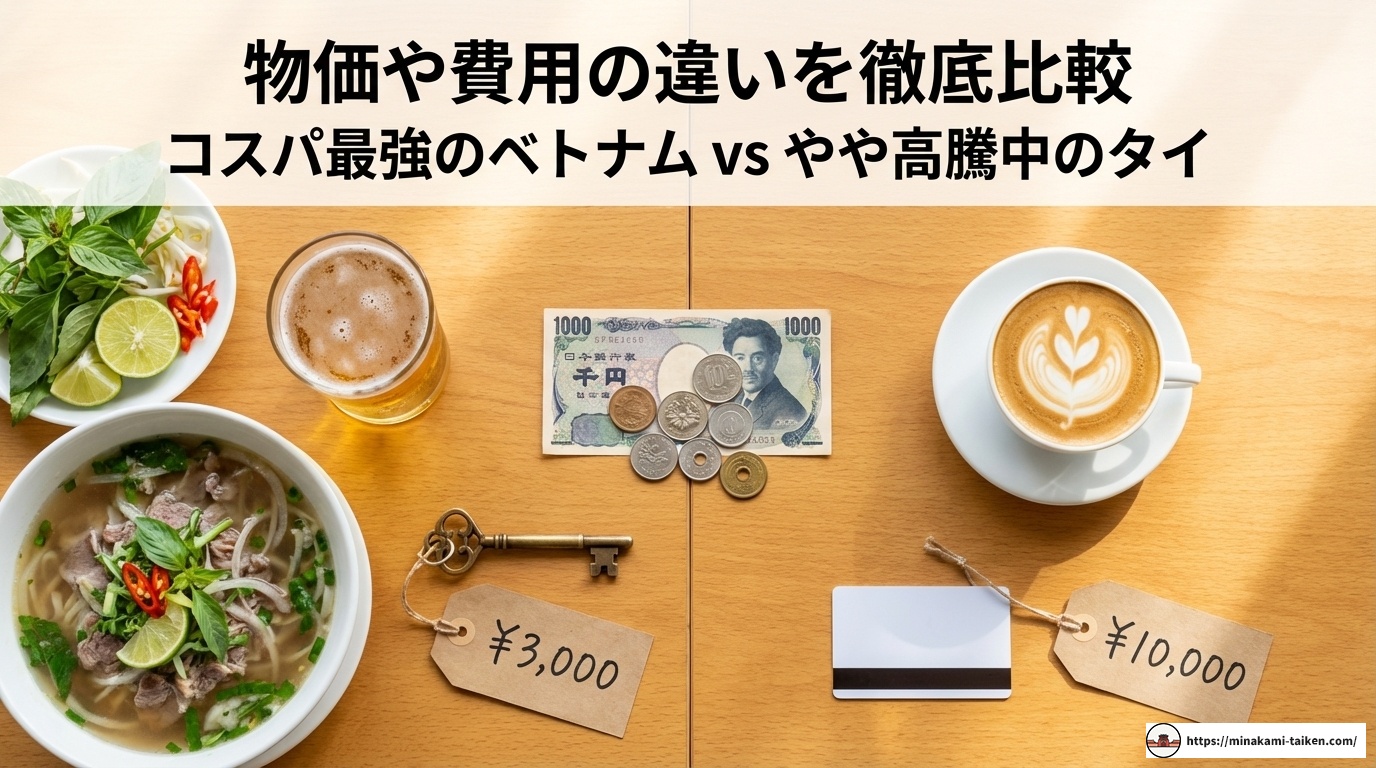 ベトナム タイ どっちが良い?2025年最新の旅行と移住比較