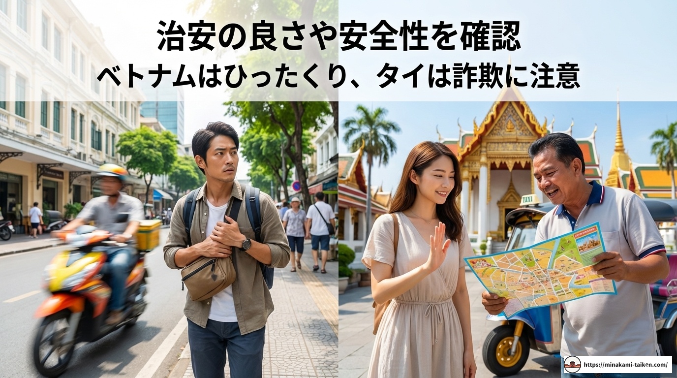 ベトナム タイ どっちが良い?2025年最新の旅行と移住比較