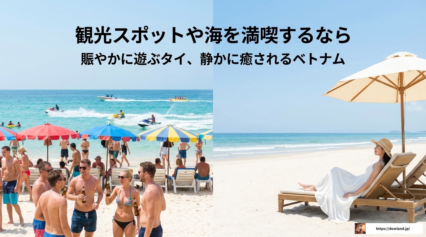 ベトナム タイ どっちが良い?2025年最新の旅行と移住比較