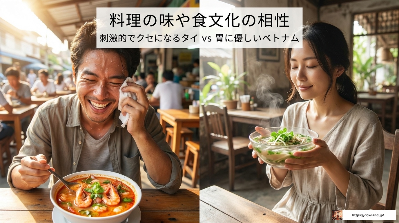 ベトナム タイ どっちが良い?2025年最新の旅行と移住比較