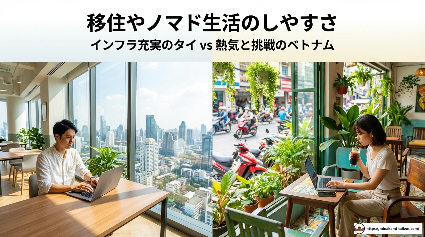 ベトナム タイ どっちが良い?2025年最新の旅行と移住比較