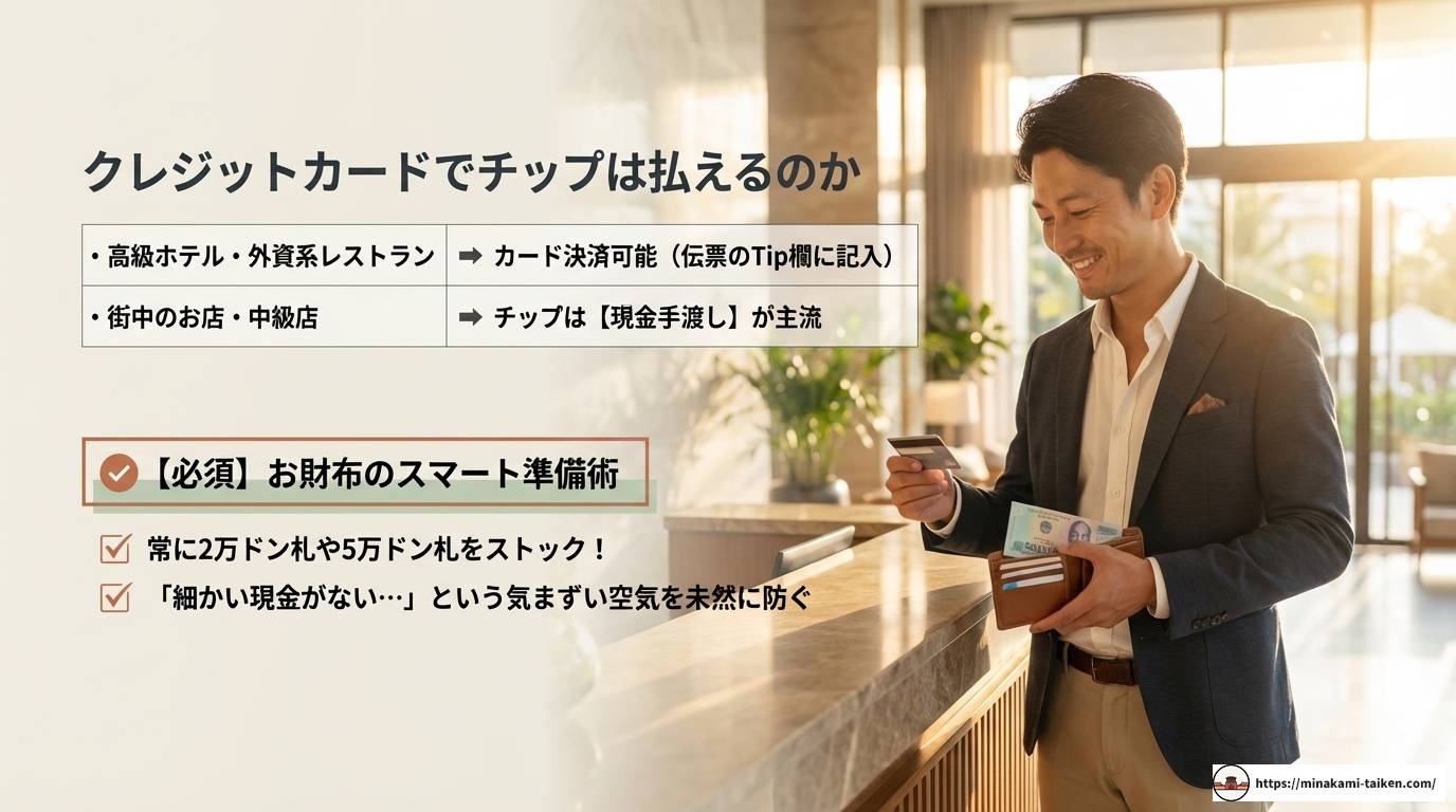 ベトナムのチップ相場と渡し方！シーン別の最新事情を徹底解説