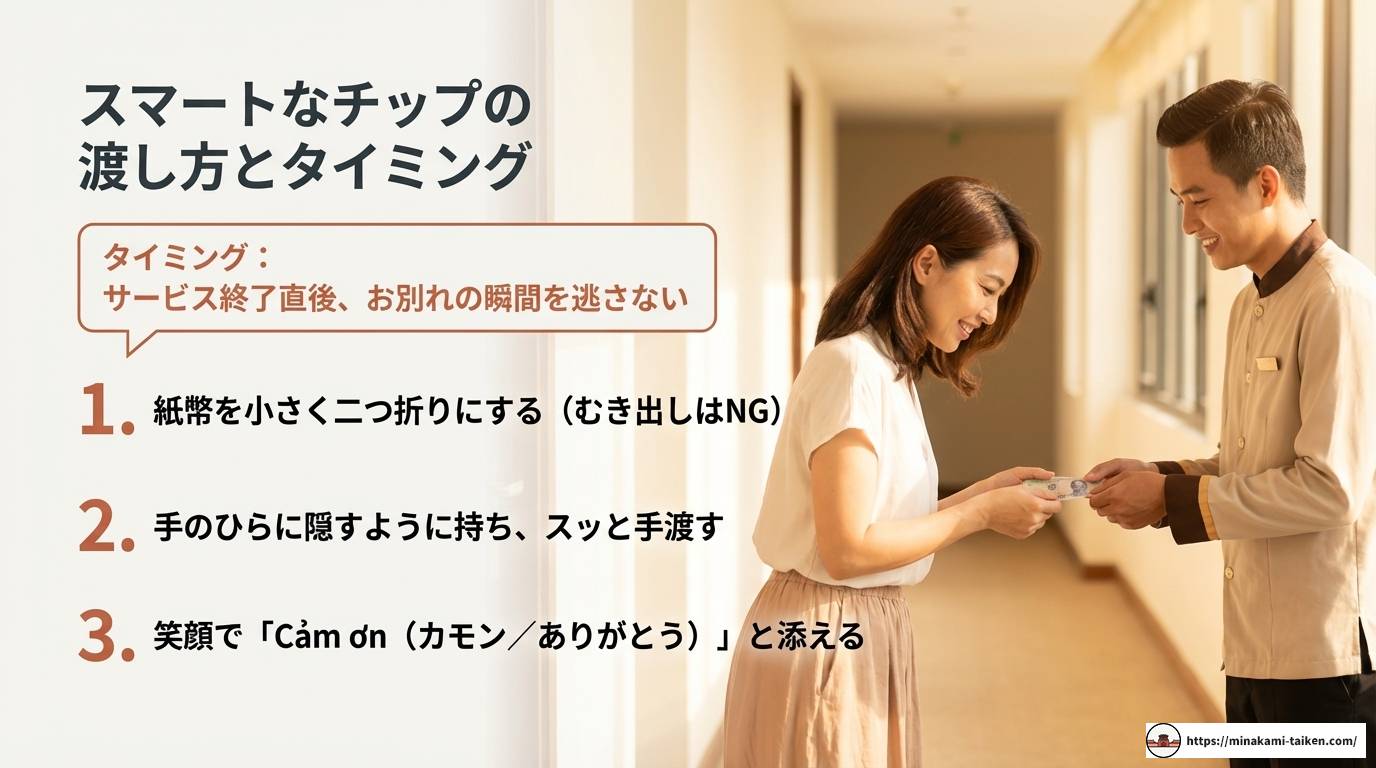 ベトナムのチップ相場と渡し方！シーン別の最新事情を徹底解説