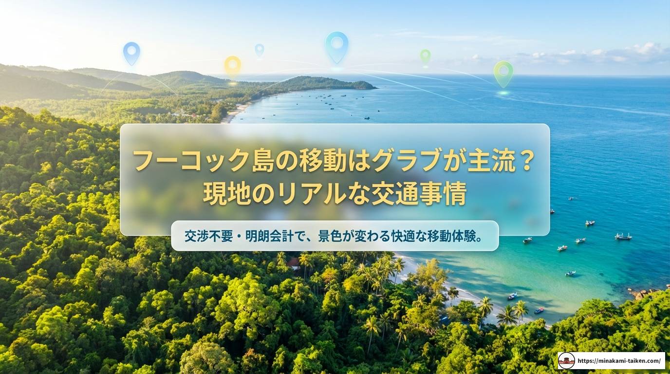フーコック島の移動はグラブが最強?料金や使い方を徹底解説