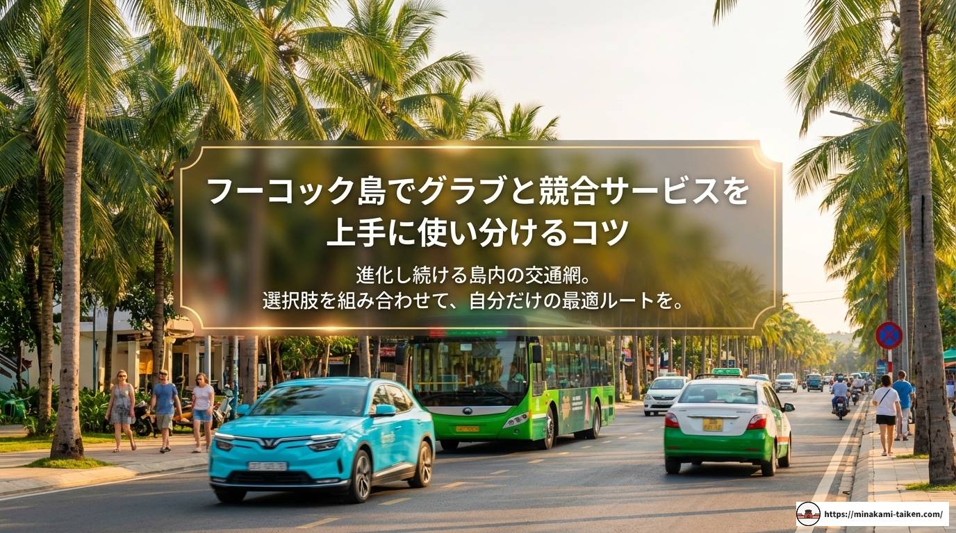 フーコック島の移動はグラブが最強?料金や使い方を徹底解説