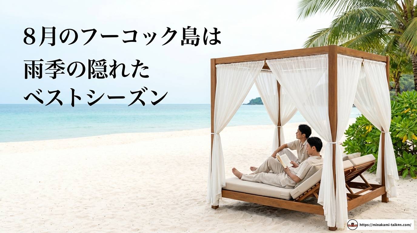 フーコック島は8月が狙い目！雨季の天候と極上リゾート満喫術