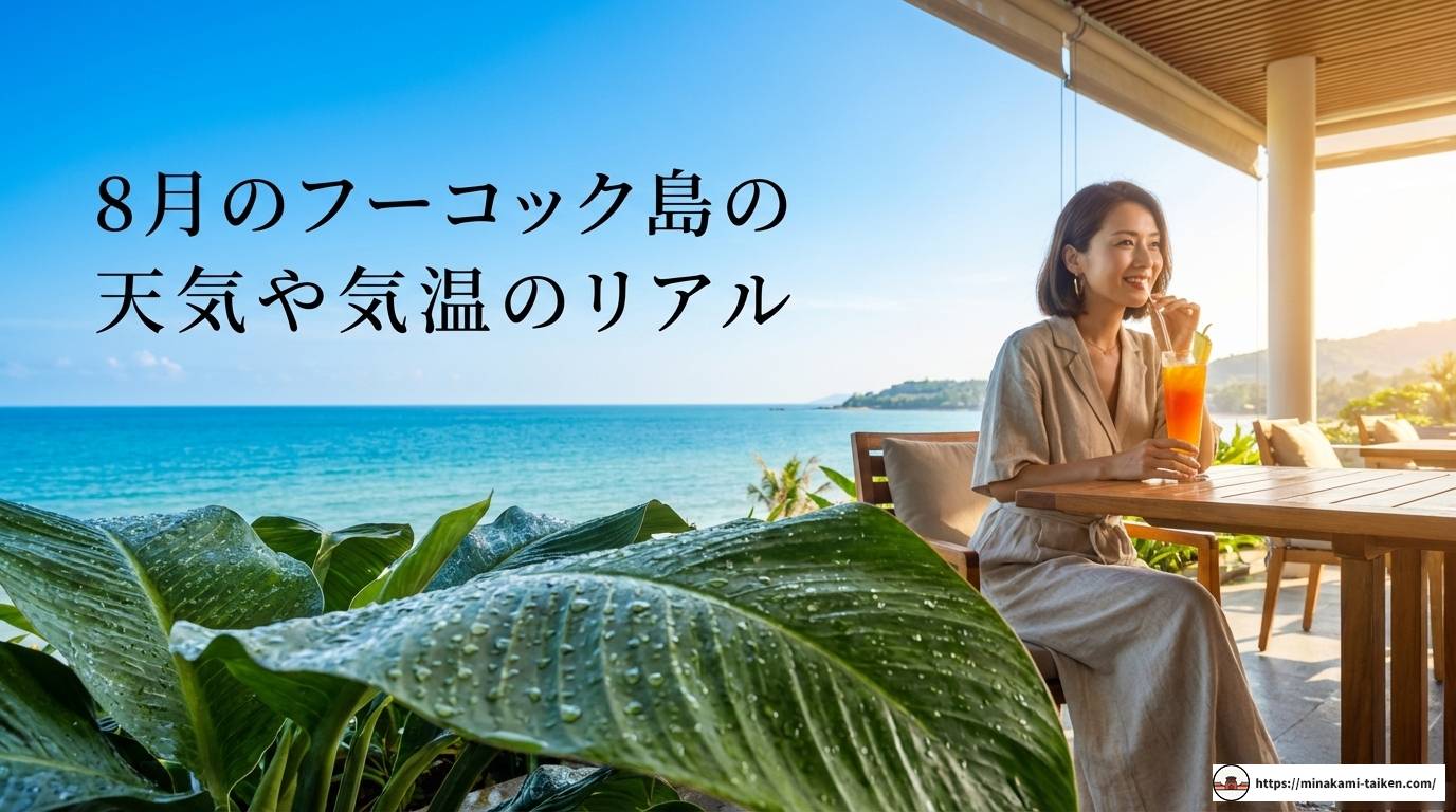 フーコック島は8月が狙い目！雨季の天候と極上リゾート満喫術