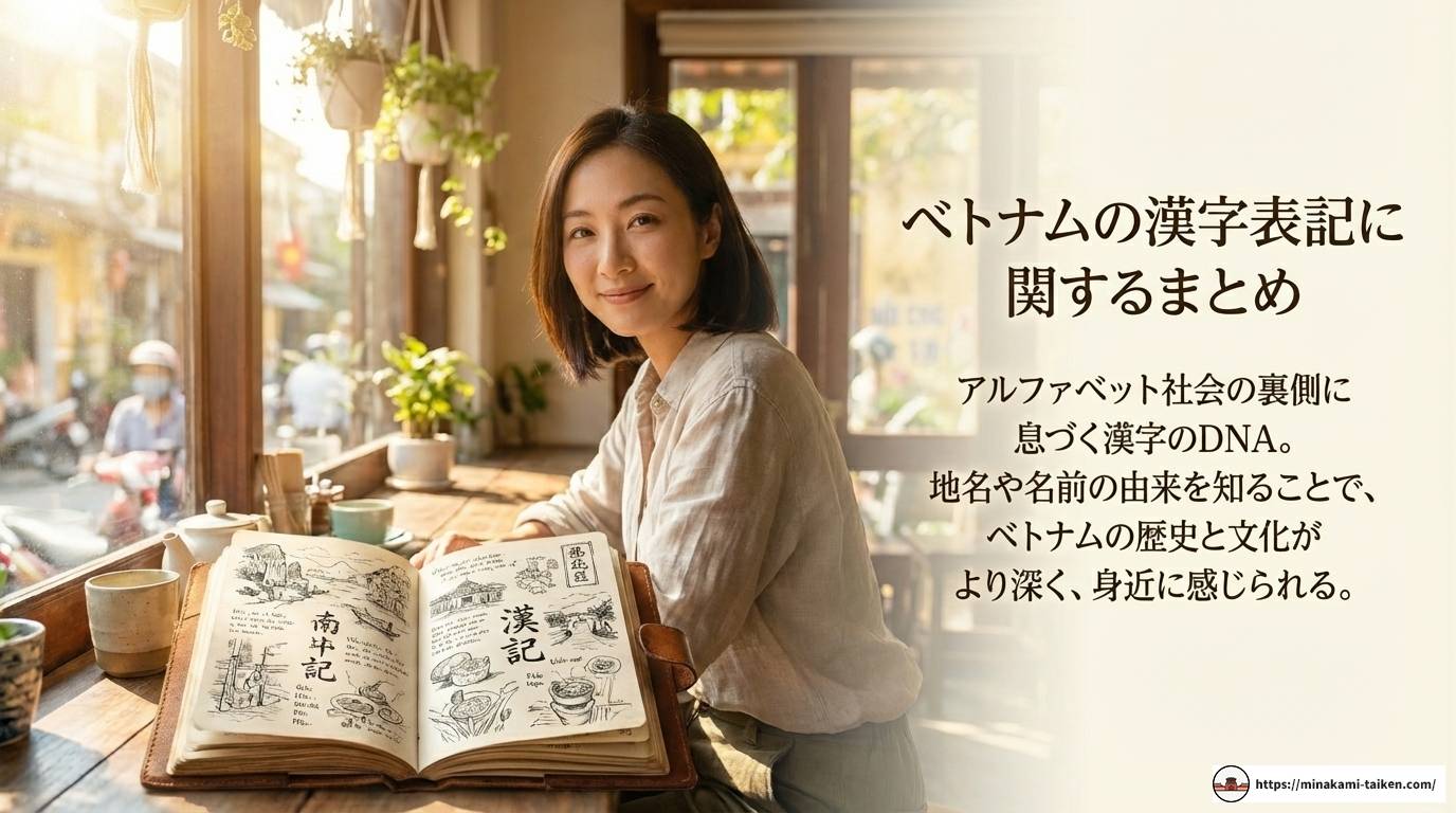 ベトナムの漢字表記とは？由来や地名一覧とチュノムの歴史