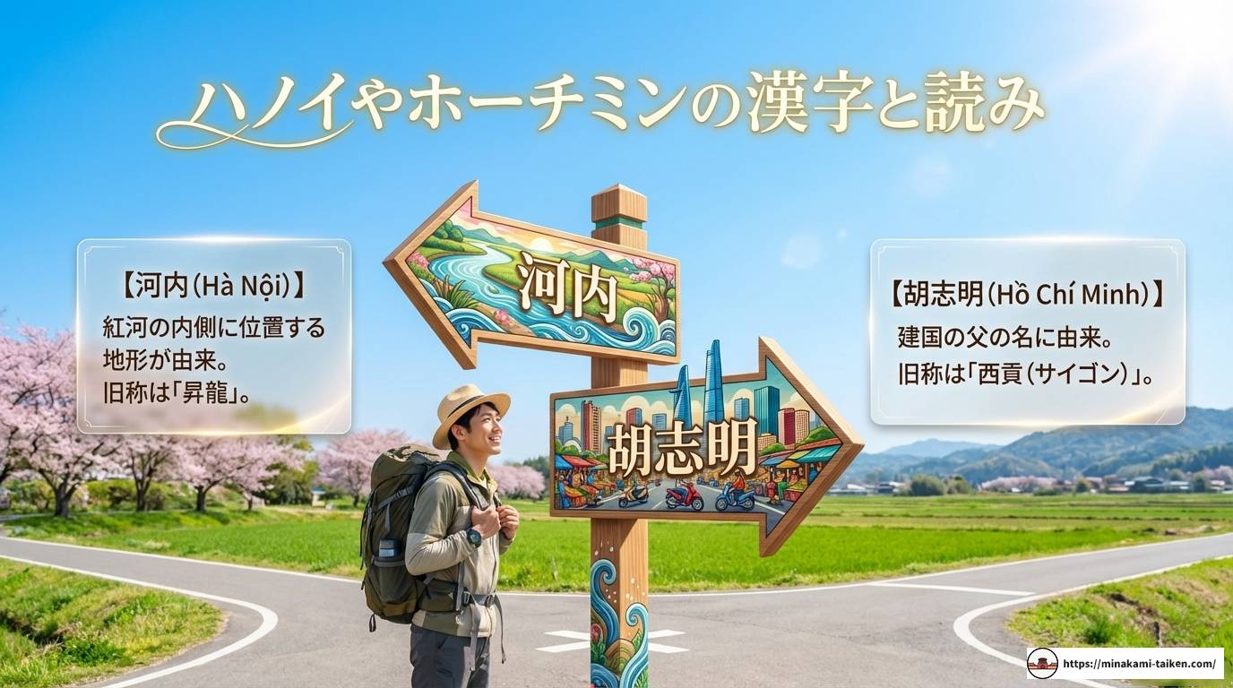 ベトナムの漢字表記とは？由来や地名一覧とチュノムの歴史