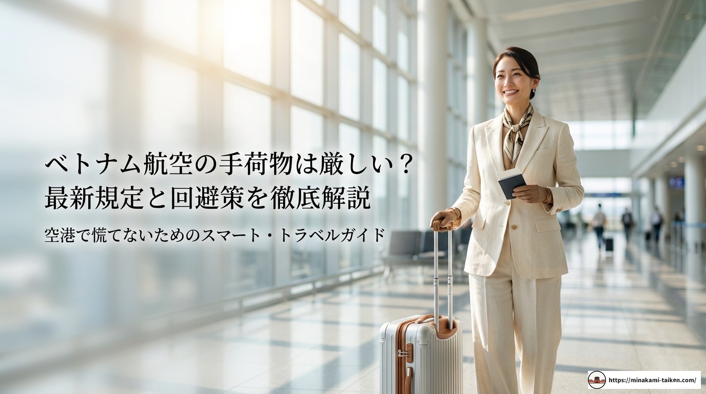 ベトナム航空の手荷物は厳しい？最新規定と回避策を徹底解説