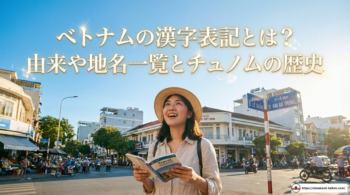 ベトナムの漢字表記とは？由来や地名一覧とチュノムの歴史