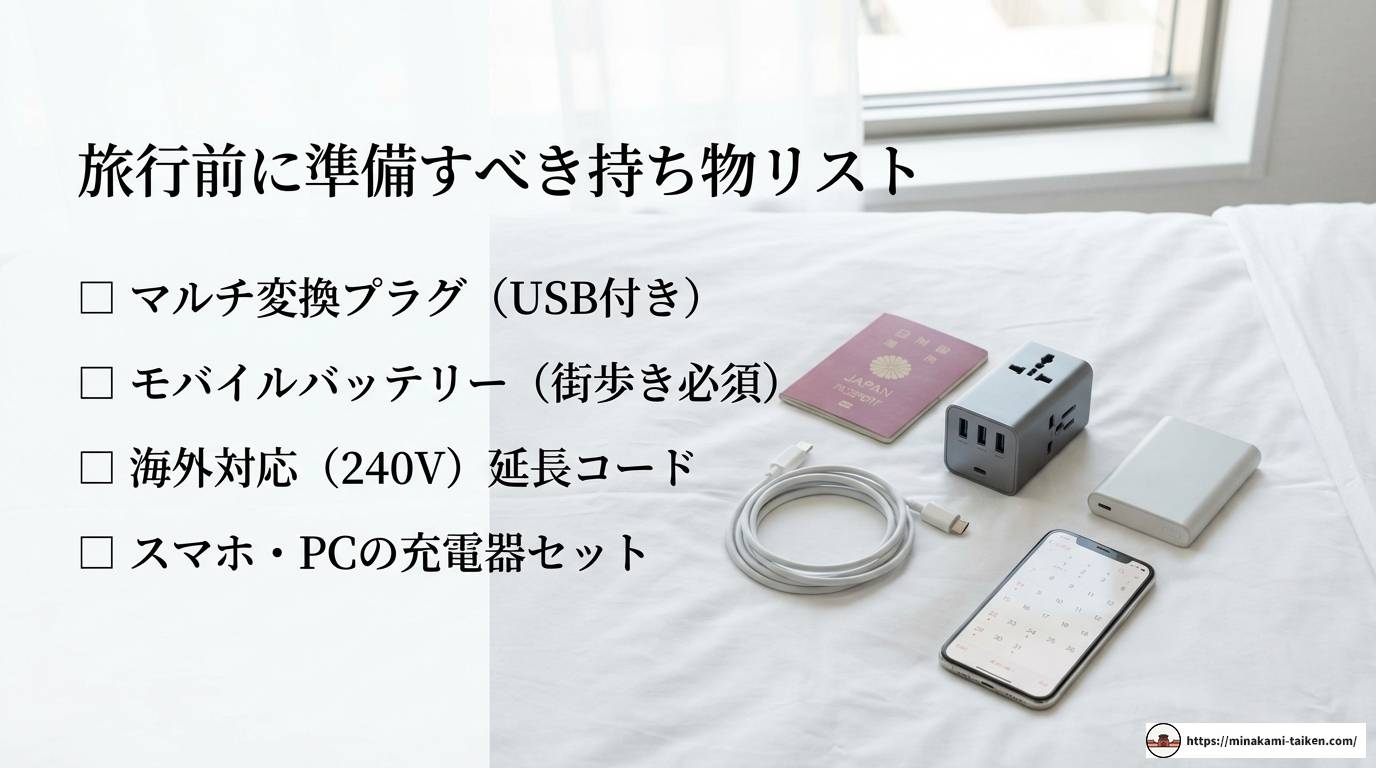 ベトナム旅行のコンセント事情！電圧や変換プラグの基本を解説