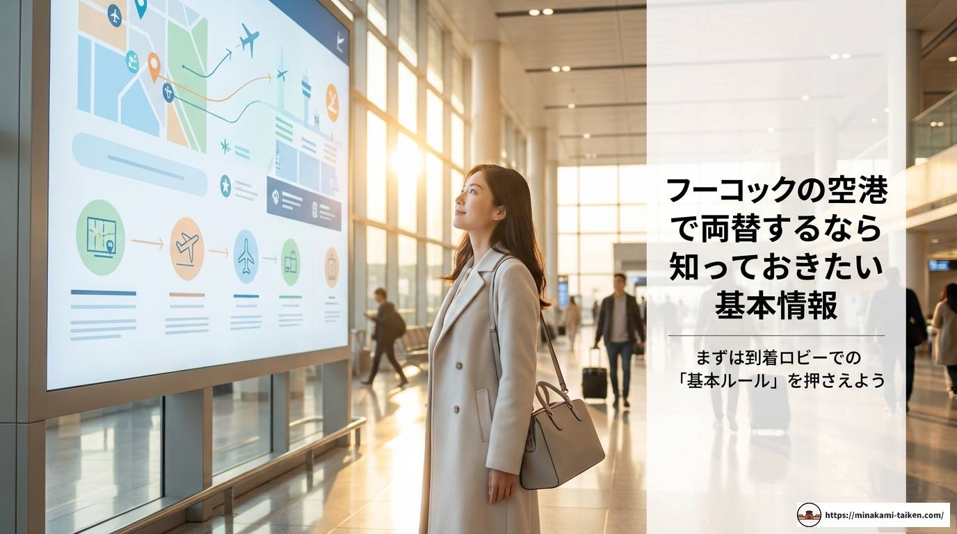 フーコックの空港で両替を賢く!レートやおすすめATM徹底解説