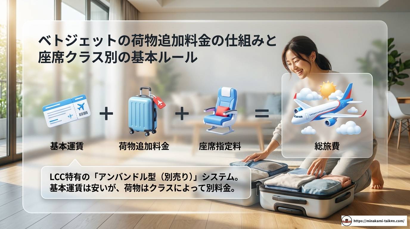 ベトジェットの荷物追加料金を徹底解説!損しない完全ガイド