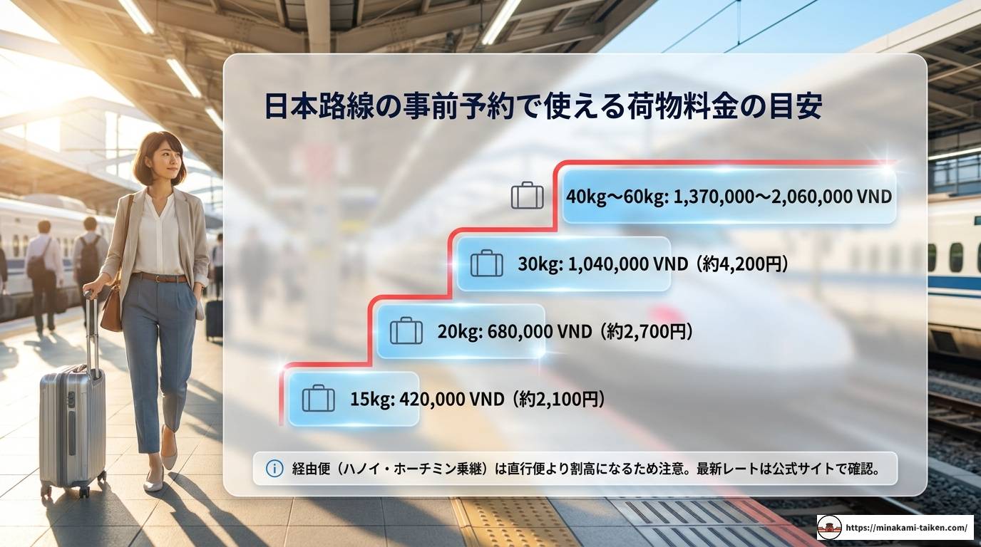 ベトジェットの荷物追加料金を徹底解説!損しない完全ガイド