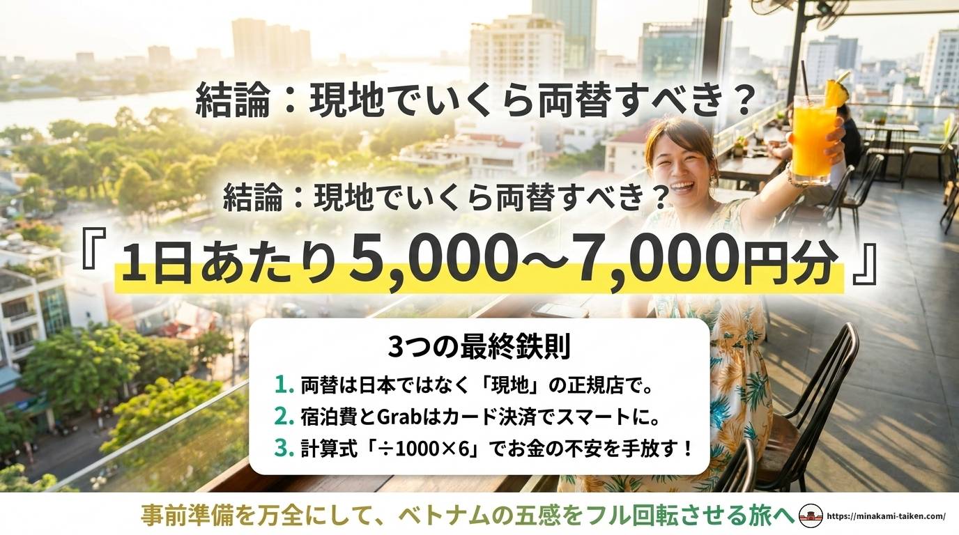 ベトナム旅行の現金はいくら必要?2026年最新予算ガイド