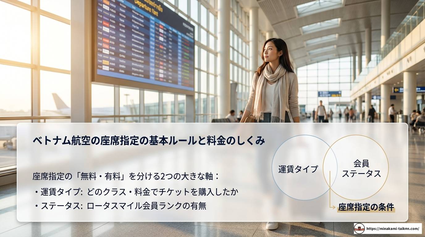 ベトナム航空の座席指定を完全攻略！料金・方法・おすすめ席