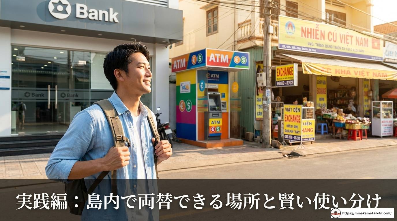 フーコックの両替完全ガイド｜場所・レート・注意点まとめ