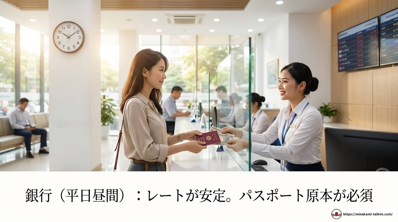 フーコックの両替完全ガイド｜場所・レート・注意点まとめ