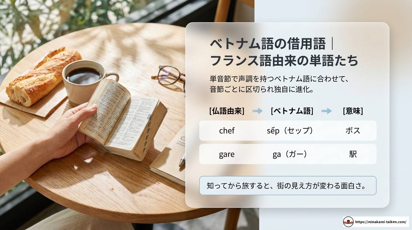 ベトナムとフランス語の深い関係｜歴史・文化・借用語まで徹底解説