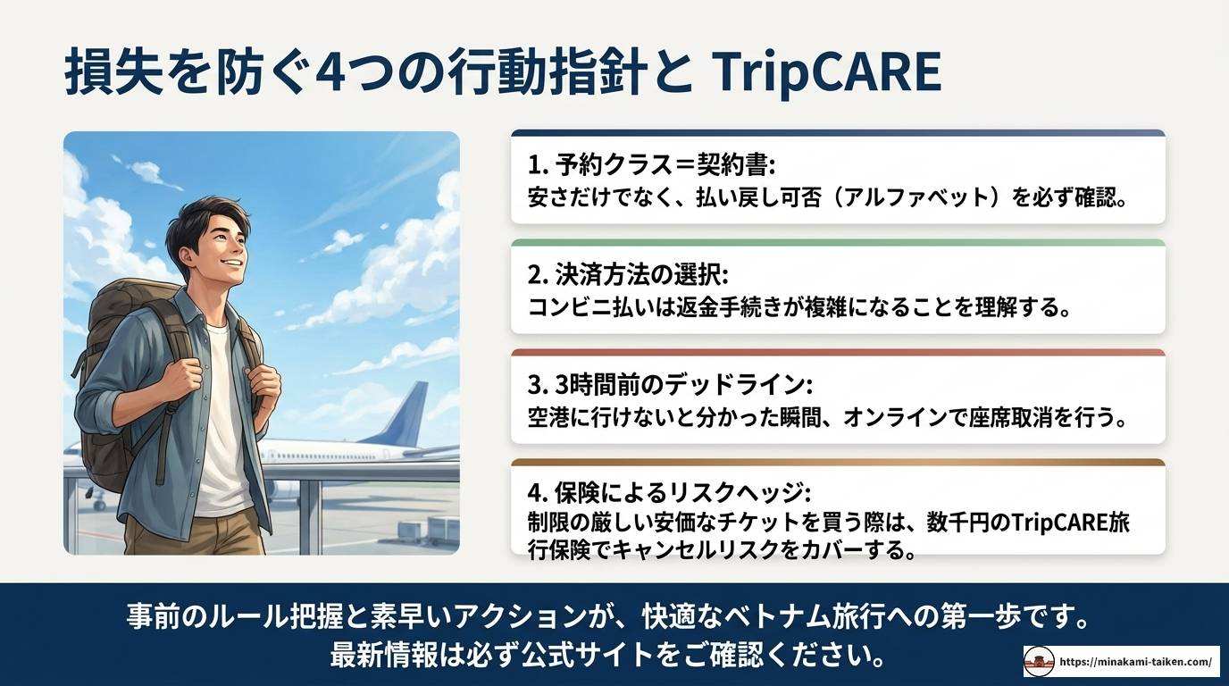 ベトナム航空キャンセル料の全知識！払い戻し手順と注意点