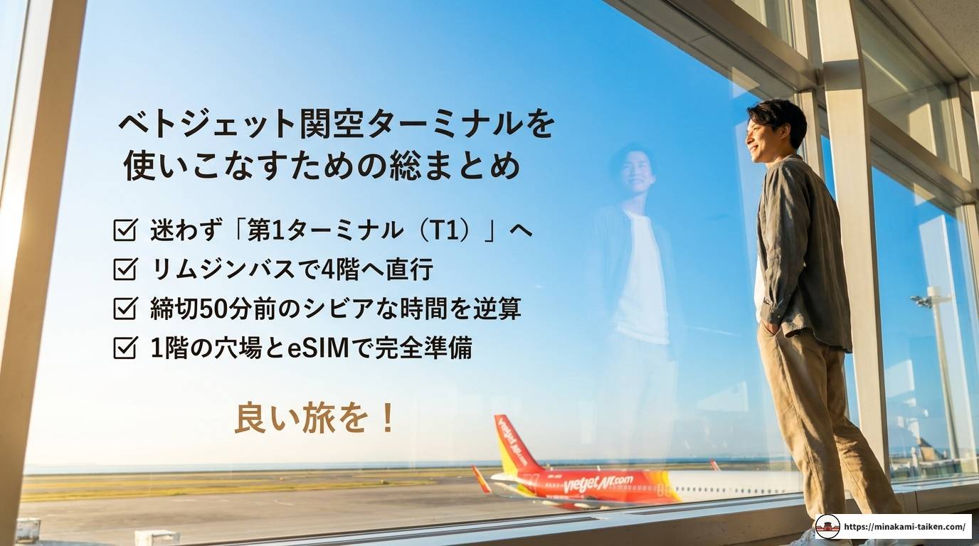 ベトジェット関空ターミナルを完全攻略!チェックイン・アクセス全情報