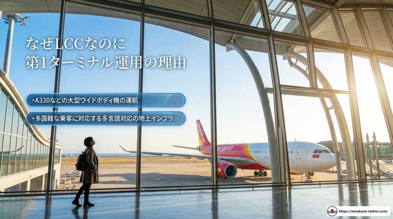 ベトジェット関空ターミナルを完全攻略!チェックイン・アクセス全情報