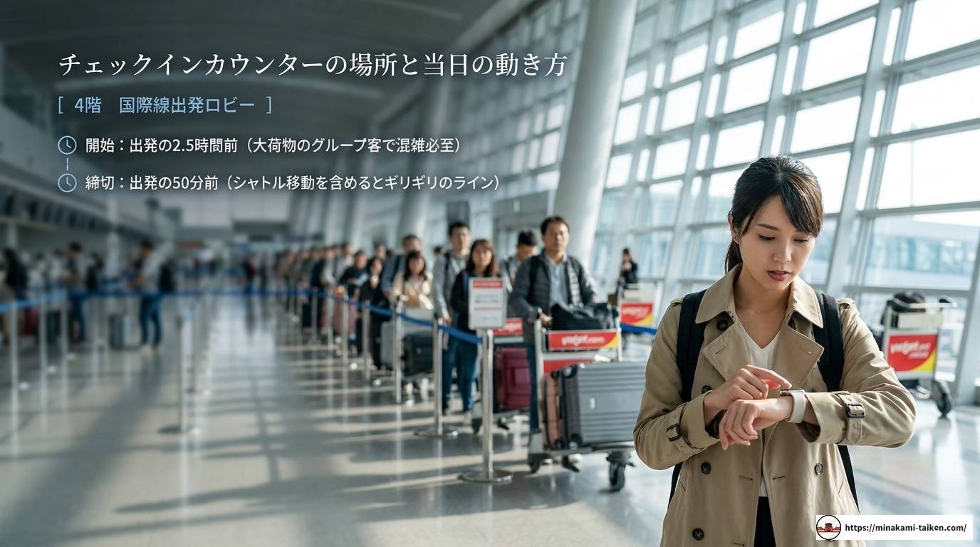 ベトジェット関空ターミナルを完全攻略!チェックイン・アクセス全情報