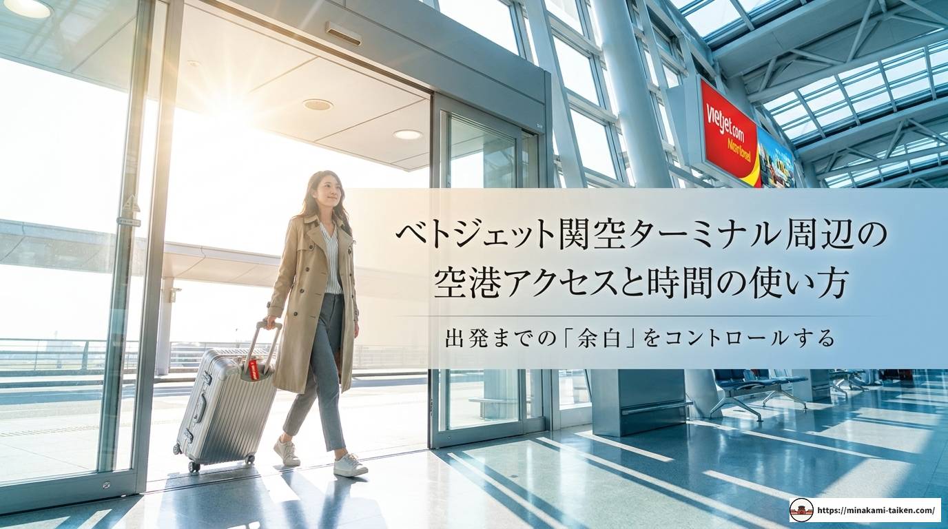 ベトジェット関空ターミナルを完全攻略!チェックイン・アクセス全情報