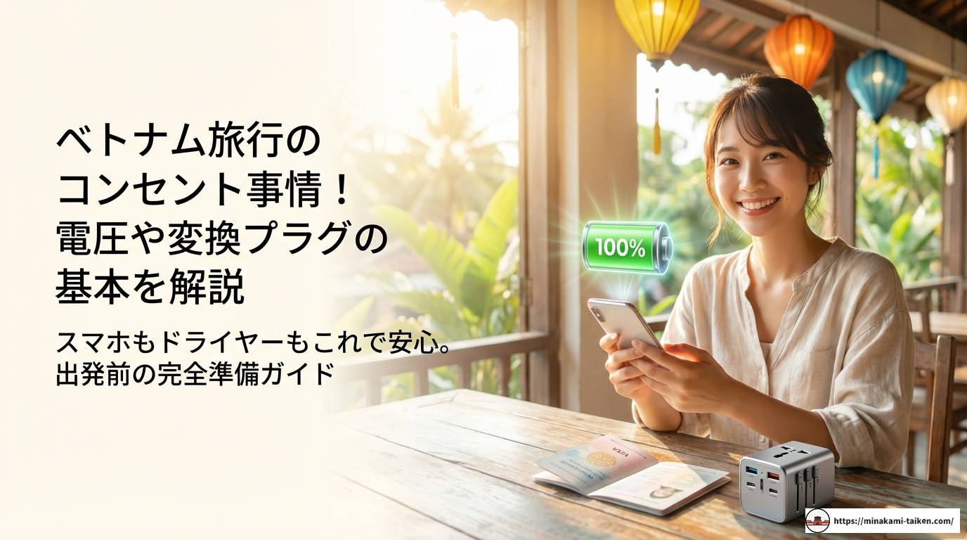 ベトナム旅行のコンセント事情！電圧や変換プラグの基本を解説