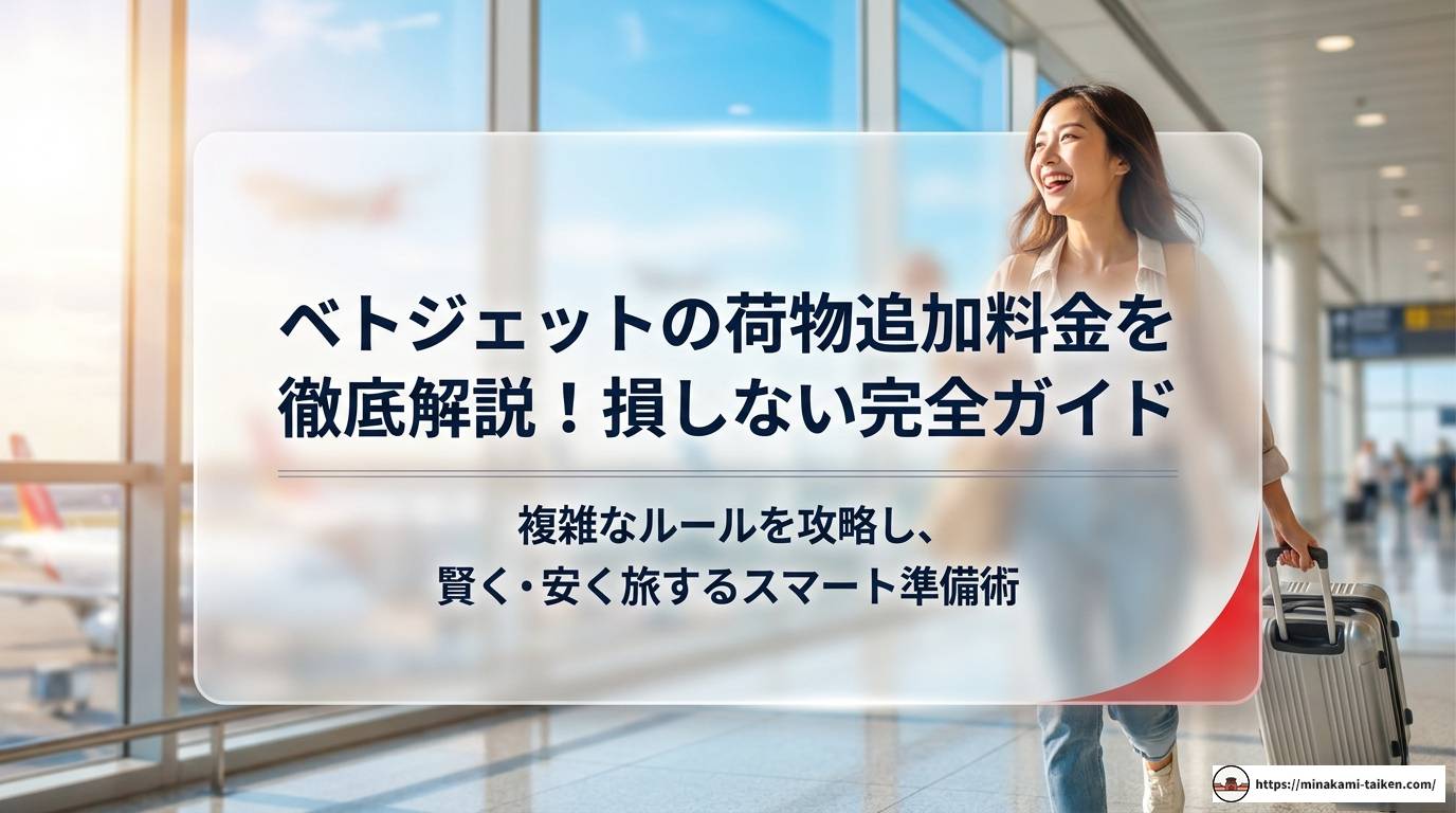 ベトジェットの荷物追加料金を徹底解説！損しない完全ガイド