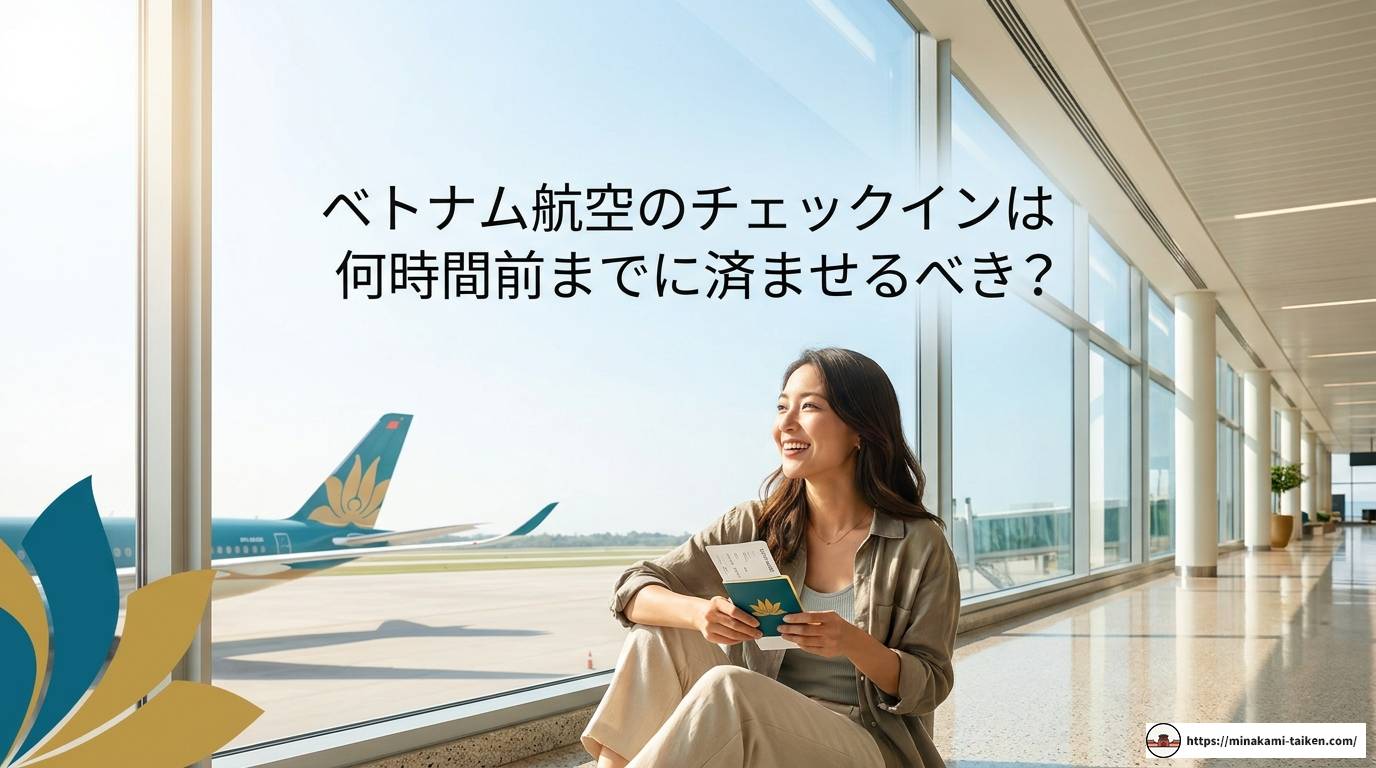 ベトナム航空のチェックインは何時間前までに済ませるべき？