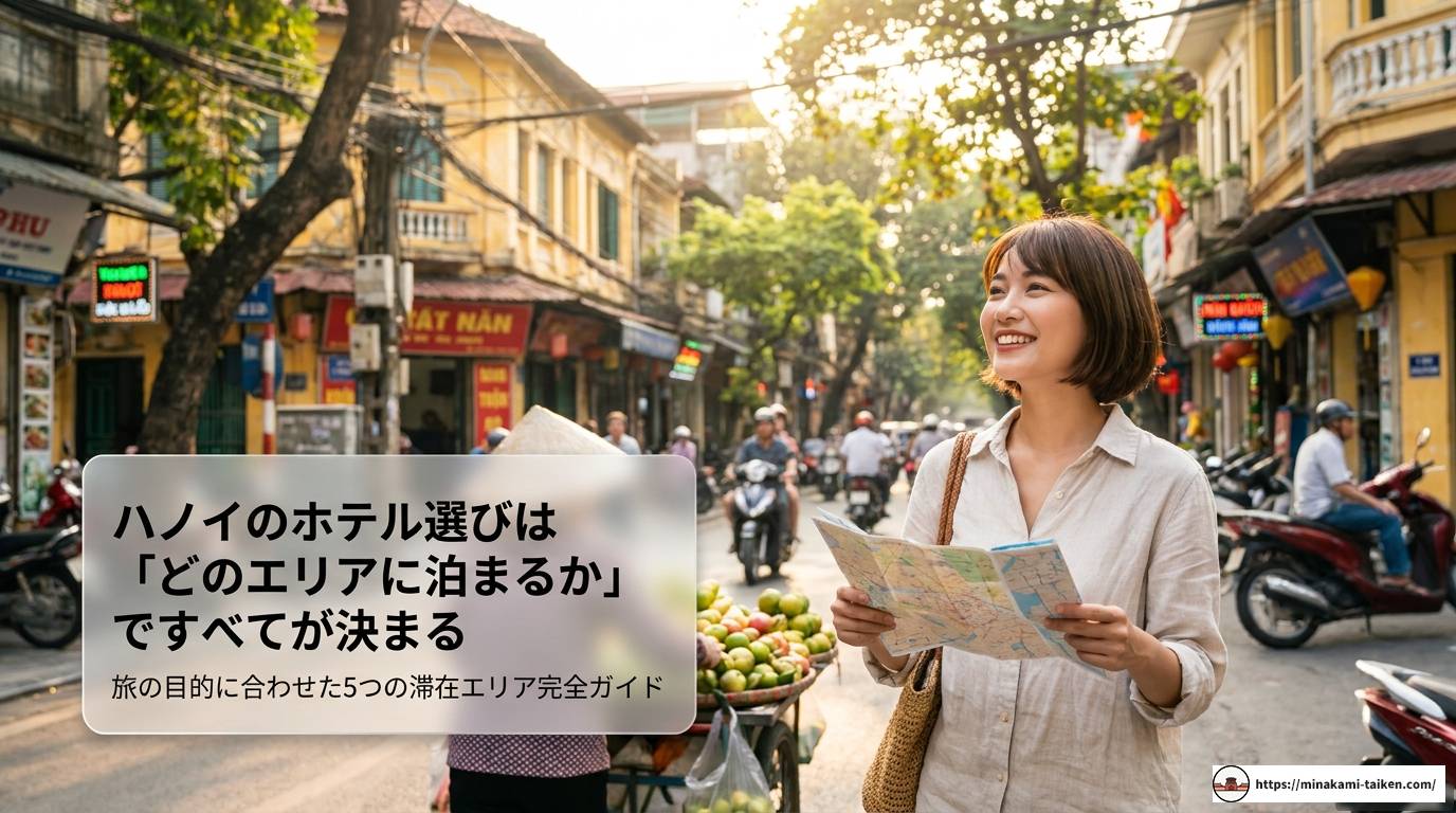 ハノイのホテルおすすめエリア完全比較ガイド2026