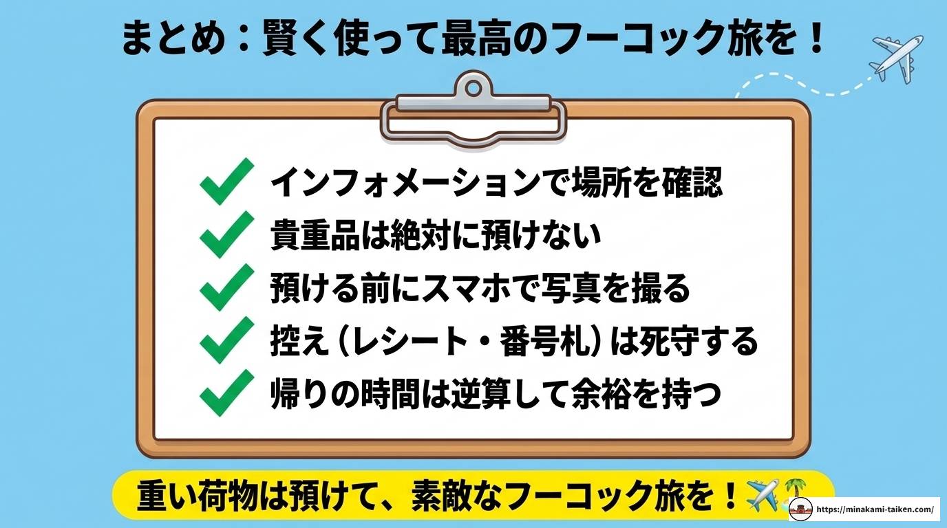 フーコック空港の荷物預かり完全ガイド！場所・料金・注意点