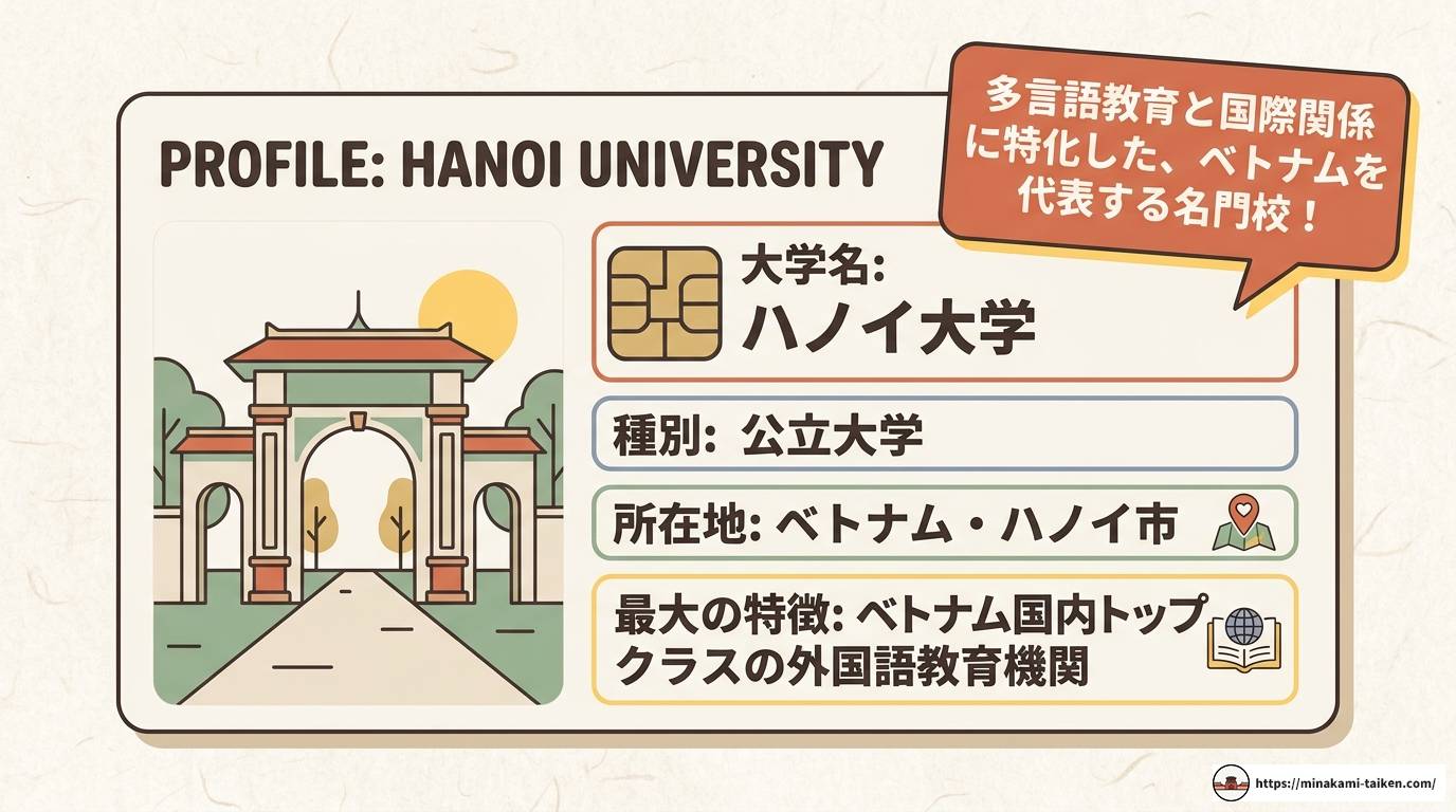 ハノイ大学とは？学部・留学・評判を徹底解説