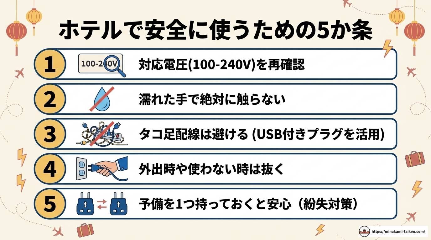 ベトナムの変換プラグ完全ガイド｜電圧・種類・選び方まとめ
