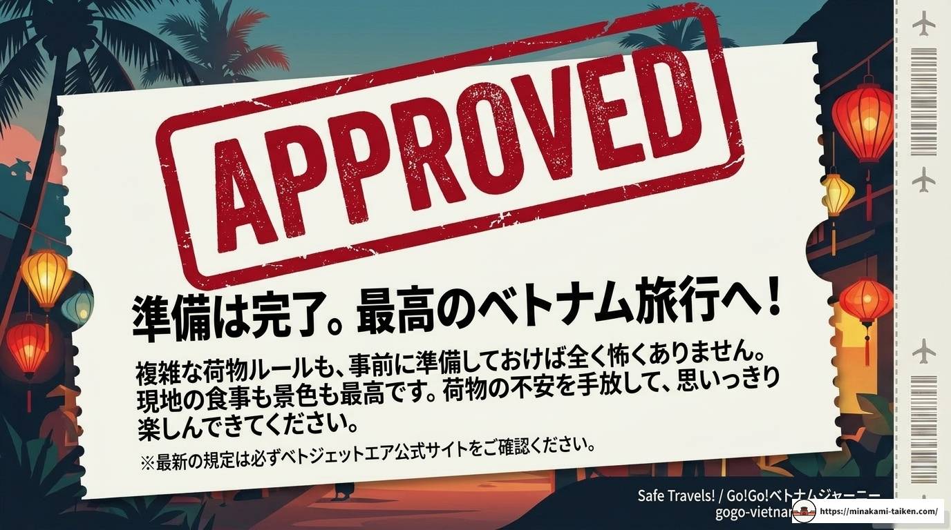 ベトジェットの預け荷物料金を徹底解説!損しない完全ガイド