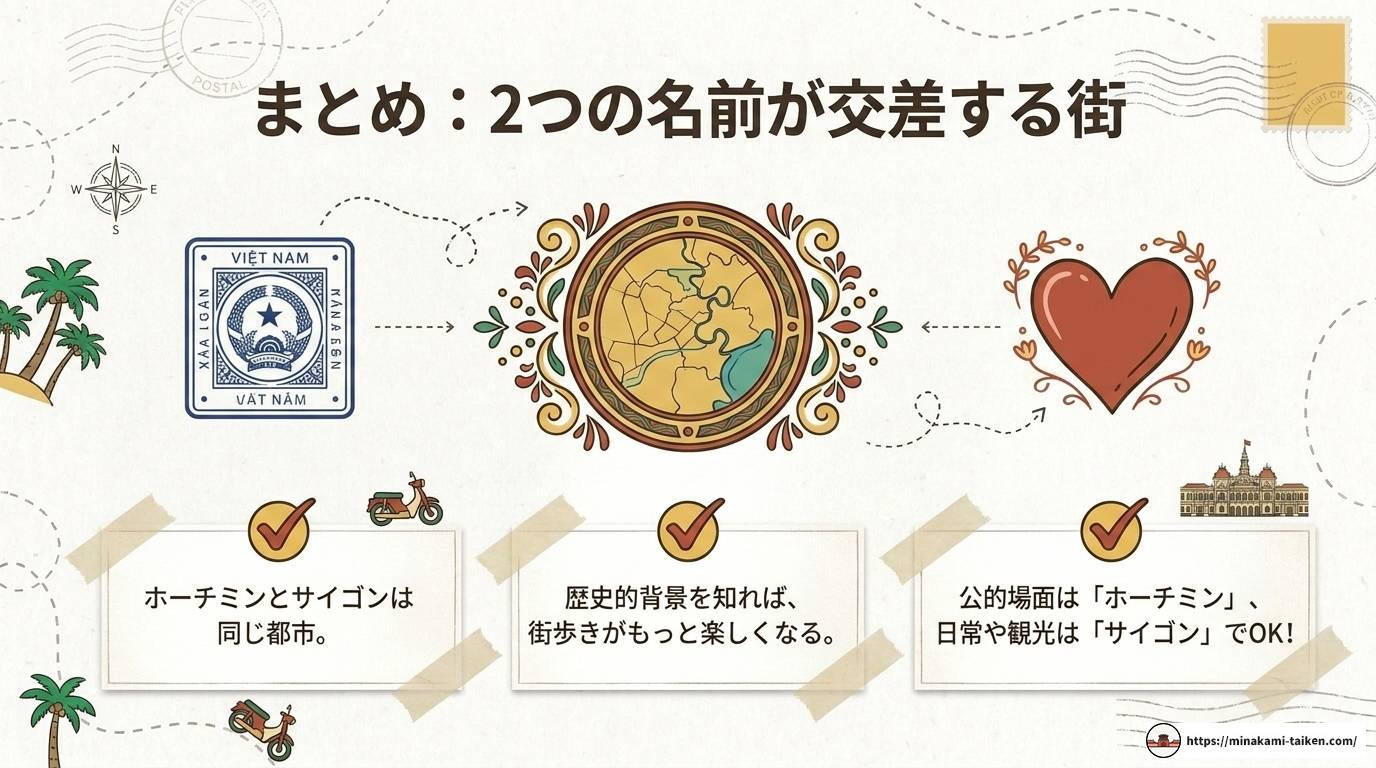 ホーチミンとサイゴンの違いを歴史と観光から徹底解説