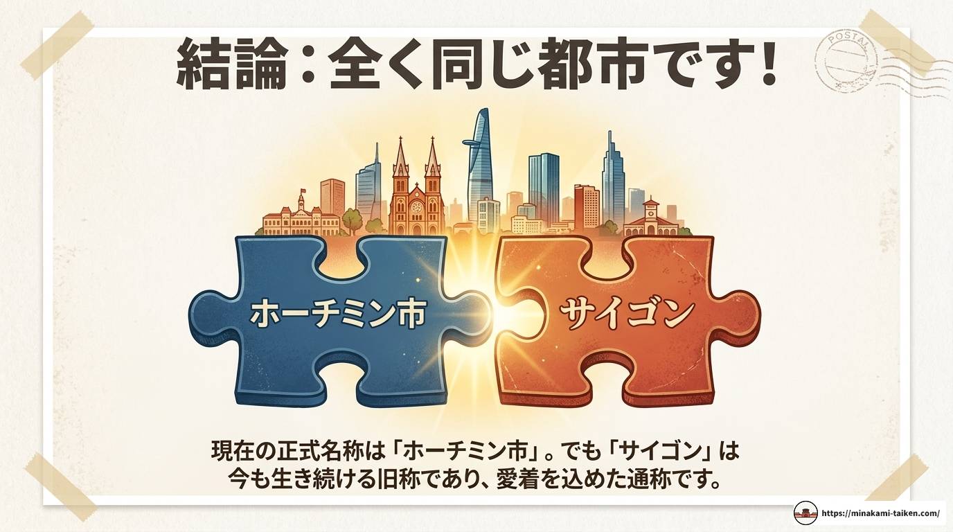 ホーチミンとサイゴンの違いを歴史と観光から徹底解説