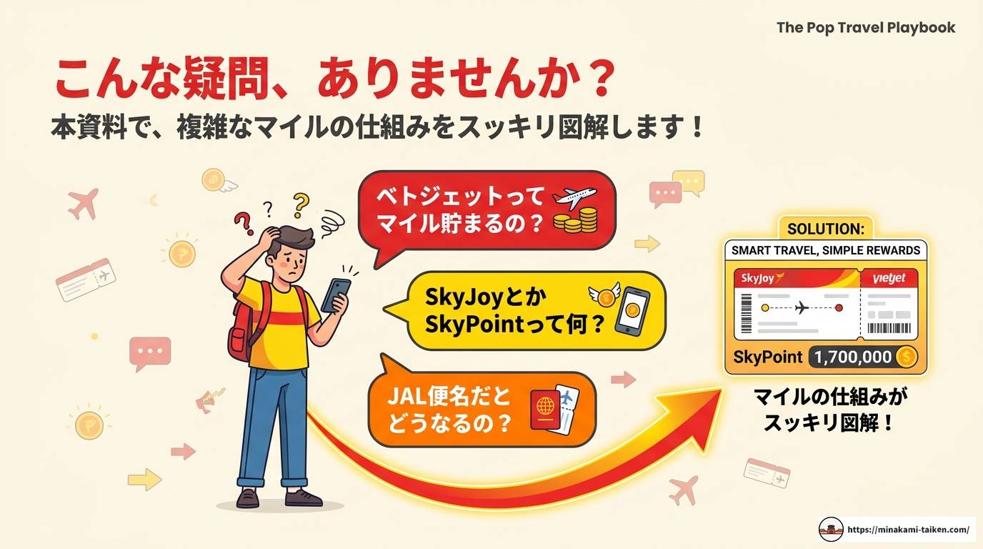 ベトジェットマイルとは?貯め方や使い方、JAL連携まで解説