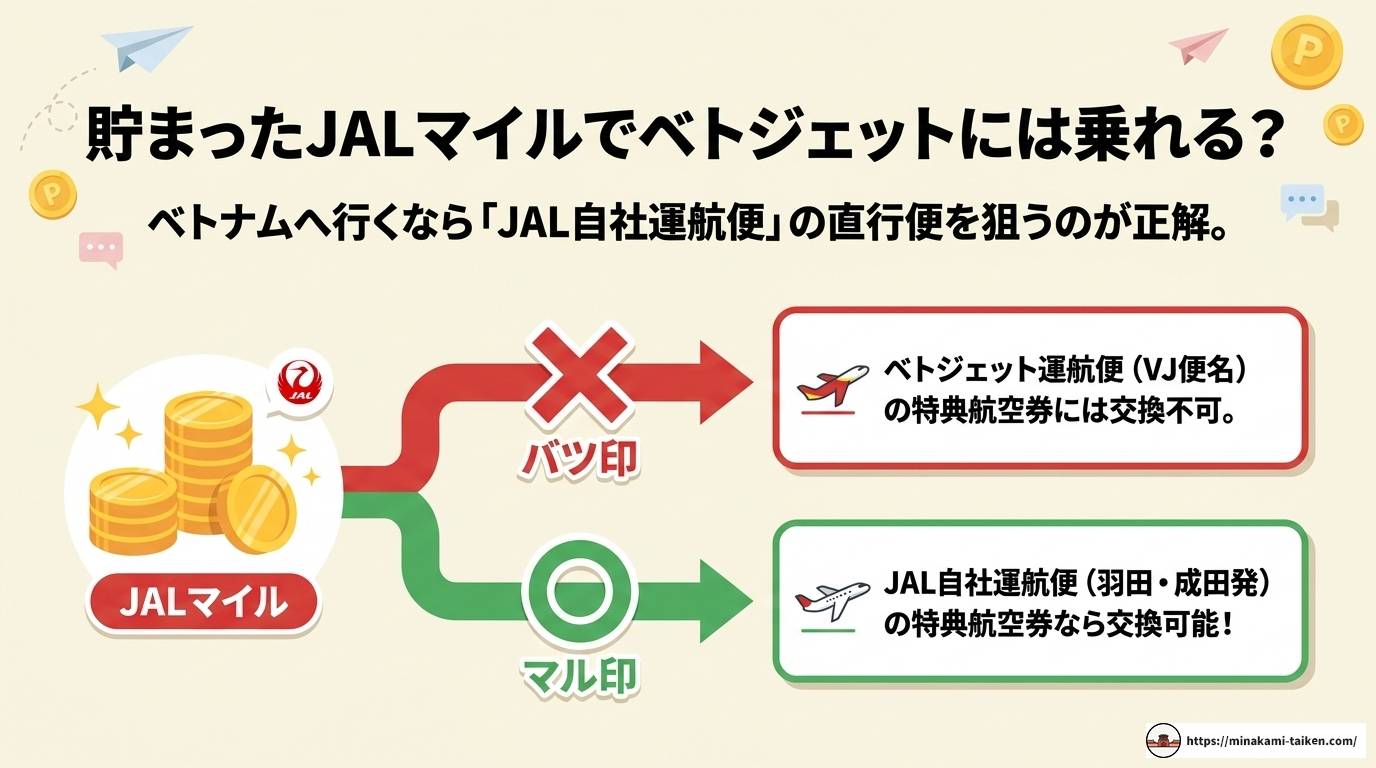 ベトジェットマイルとは?貯め方や使い方、JAL連携まで解説