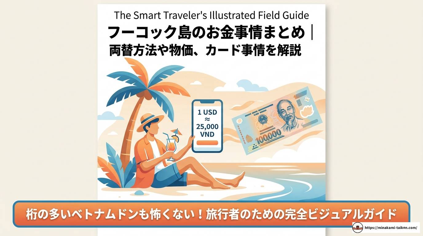 フーコック島のお金事情まとめ｜両替方法や物価、カード事情を解説