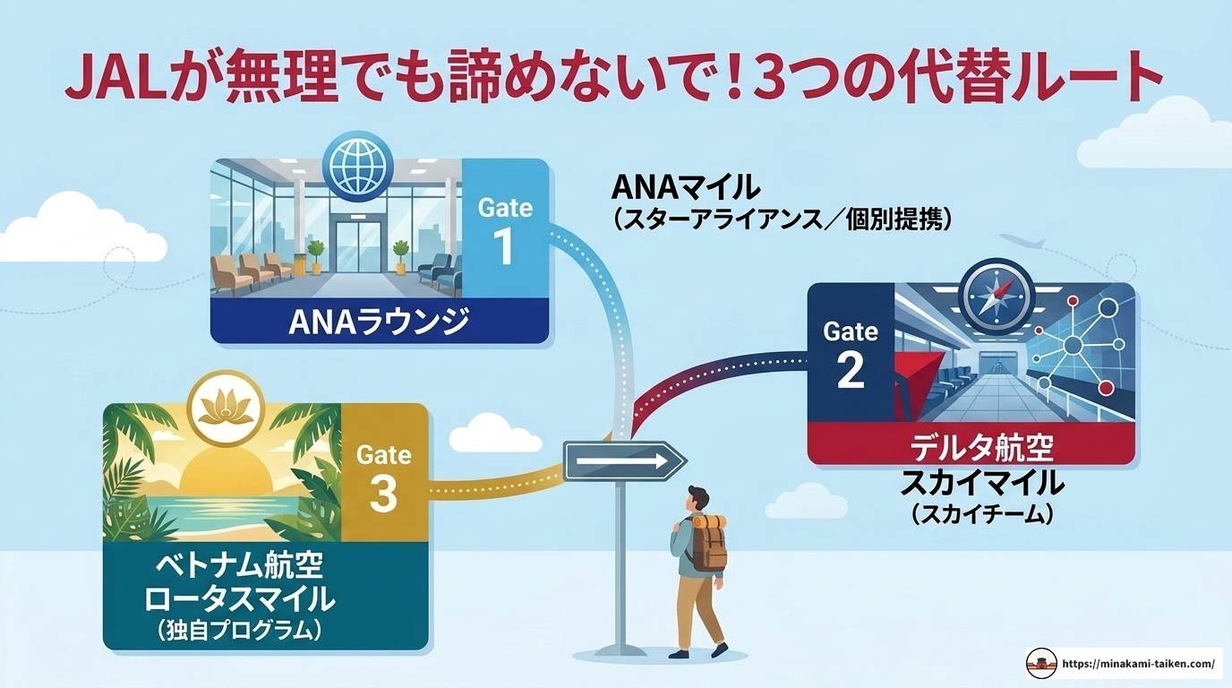 ベトナム航空搭乗でJALマイルは貯まる?ANA活用術も解説