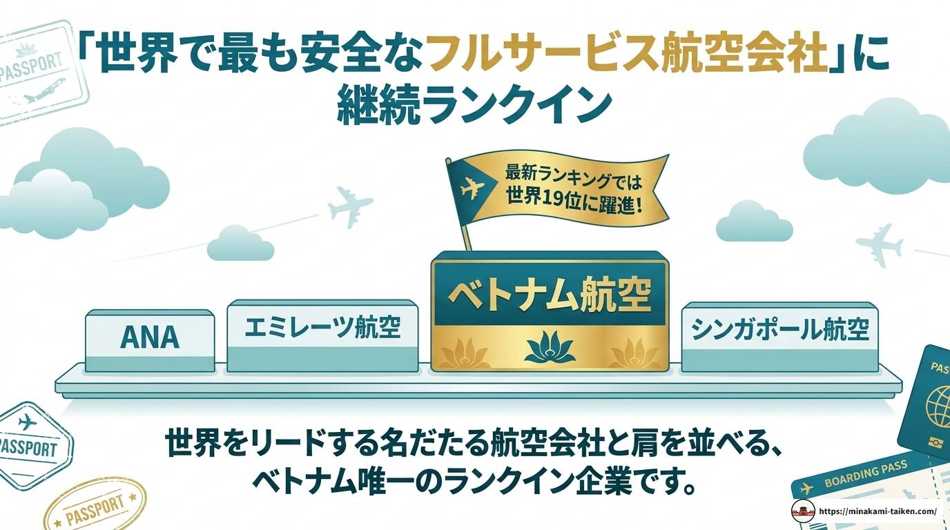 ベトナム航空の安全性を徹底検証！評価・事故歴・LCC比較まで解説