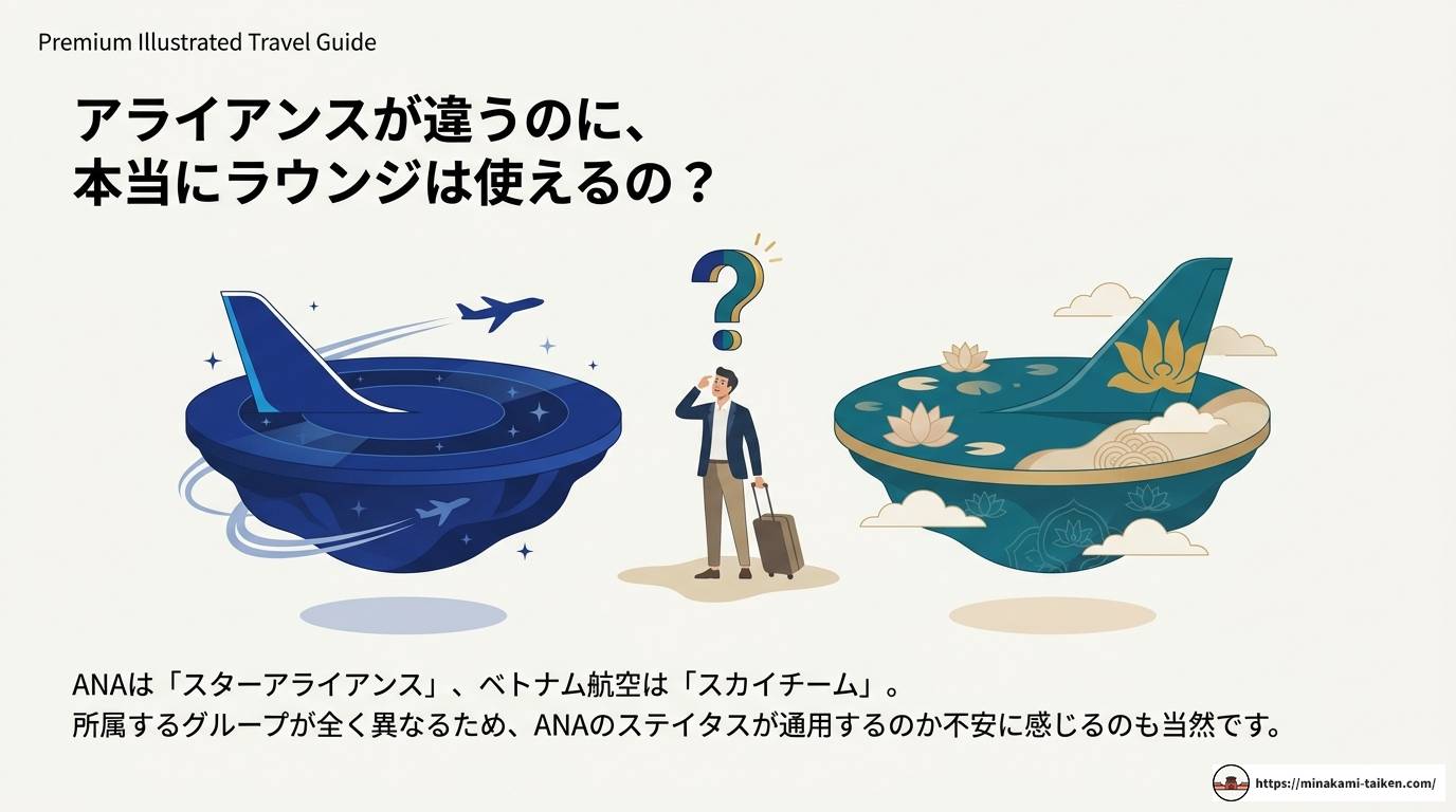 ベトナム航空でANA上級会員がラウンジを使う方法完全ガイド