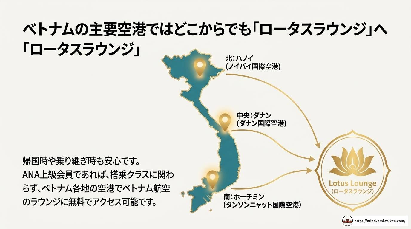 ベトナム航空でANA上級会員がラウンジを使う方法完全ガイド