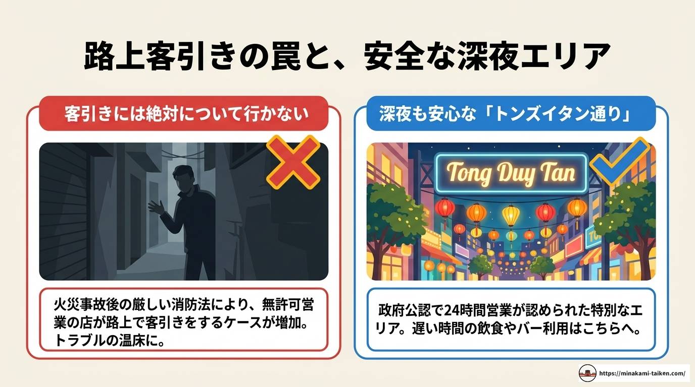 ハノイ夜遊び完全ガイド|エリア別特徴・料金相場・安全対策