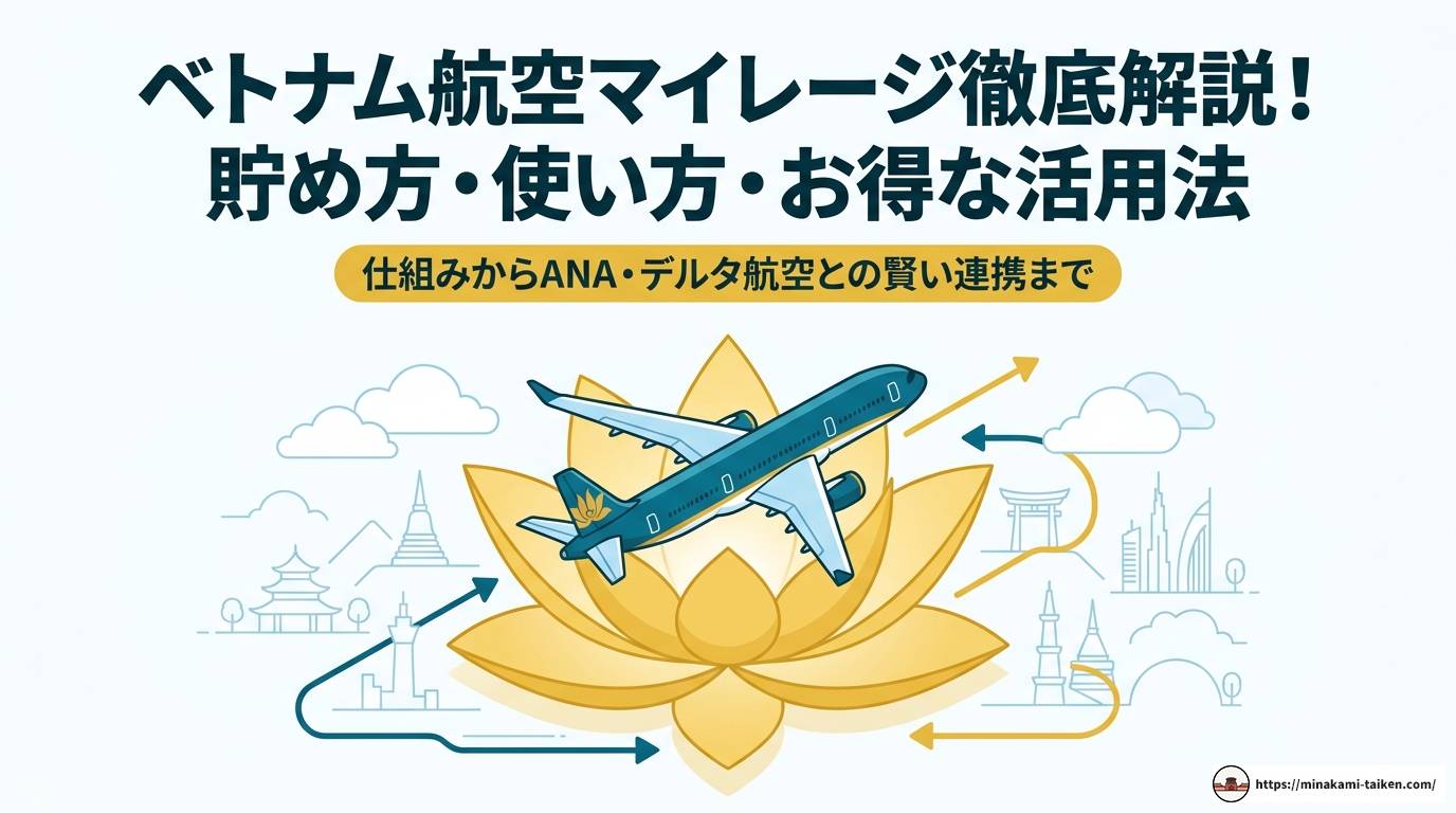 ベトナム航空マイレージ徹底解説！貯め方・使い方・お得な活用法